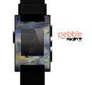 The Blue & Yellow Abstract Oil Painting Skin for the Pebble SmartWatch