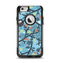 The Blue and Black Branches with Abstract Big Eyed Owls Apple iPhone 6 Otterbox Commuter Case Skin Set