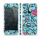 The Blue and Black Branches with Abstract Big Eyed Owls Skin Set for the Apple iPhone 5s