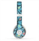 The Blue and Black Branches with Abstract Big Eyed Owls Skin for the Beats by Dre Solo 2 Headphones