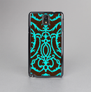 The Blue and Brown Elegant Lace Pattern Skin-Sert Case for the Samsung Galaxy Note 3