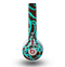 The Blue and Brown Elegant Lace Pattern Skin for the Beats by Dre Mixr Headphones