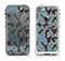 The Blue and Brown Paisley Pattern V4 Apple iPhone 5-5s LifeProof Fre Case Skin Set