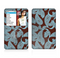 The Blue and Brown Paisley Pattern V4 Skin For The Apple iPod Classic
