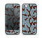 The Blue and Brown Paisley Pattern V4 Skin Set for the iPhone 5-5s Skech Glow Case