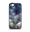 The Blue and Gray 3D Cubes Apple iPhone 5-5s Otterbox Symmetry Case Skin Set