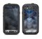 The Blue and Gray 3D Cubes Samsung Galaxy S3 LifeProof Fre Case Skin Set