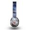 The Blue and Gray 3D Cubes Skin for the Beats by Dre Original Solo-Solo HD Headphones