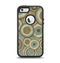 The Blue and Green Overlapping Circles Apple iPhone 5-5s Otterbox Defender Case Skin Set