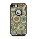 The Blue and Green Overlapping Circles Apple iPhone 6 Otterbox Defender Case Skin Set
