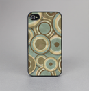 The Blue and Green Overlapping Circles Skin-Sert for the Apple iPhone 4-4s Skin-Sert Case