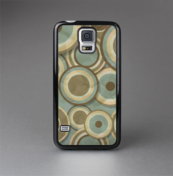 The Blue and Green Overlapping Circles Skin-Sert Case for the Samsung Galaxy S5