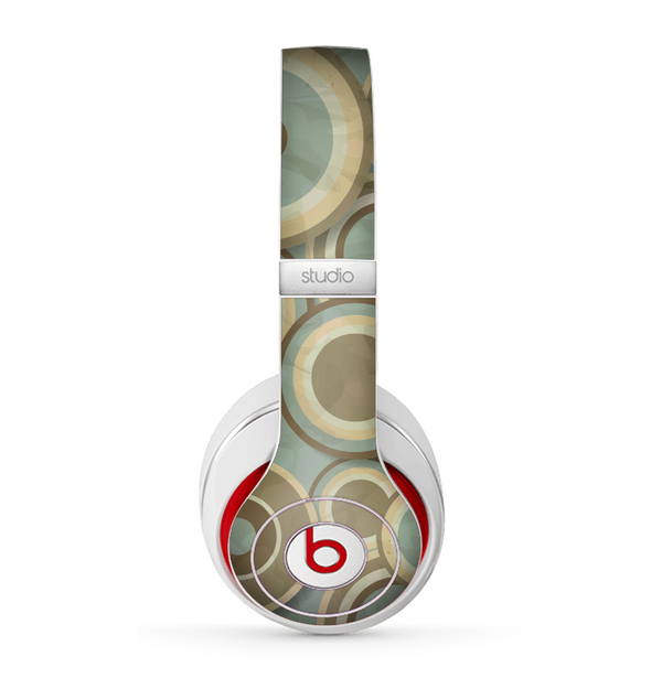 The Blue and Green Overlapping Circles Skin for the Beats by Dre Studio (2013+ Version) Headphones