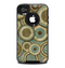 The Blue and Green Overlapping Circles Skin for the iPhone 4-4s OtterBox Commuter Case