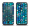 The Blue and Green Vibrant Hexagons Apple iPhone 6/6s Plus LifeProof Fre Case Skin Set