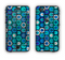 The Blue and Green Vibrant Hexagons Apple iPhone 6 LifeProof Nuud Case Skin Set