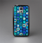 The Blue and Green Vibrant Hexagons Skin-Sert Case for the Samsung Galaxy S5