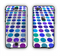 The Blue and Purple Strayed Polkadots Apple iPhone 6 LifeProof Nuud Case Skin Set