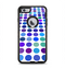 The Blue and Purple Strayed Polkadots Apple iPhone 6 Plus Otterbox Defender Case Skin Set
