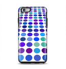 The Blue and Purple Strayed Polkadots Apple iPhone 6 Plus Otterbox Symmetry Case Skin Set