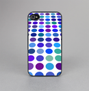 The Blue and Purple Strayed Polkadots Skin-Sert for the Apple iPhone 4-4s Skin-Sert Case