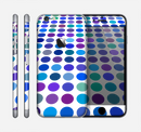 The Blue and Purple Strayed Polkadots Skin for the Apple iPhone 6