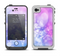 The Blue and Purple Translucent Glimmer Lights Apple iPhone 4-4s LifeProof Fre Case Skin Set