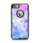 The Blue and Purple Translucent Glimmer Lights Apple iPhone 6 Otterbox Defender Case Skin Set