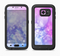 The Blue and Purple Translucent Glimmer Lights Full Body Samsung Galaxy S6 LifeProof Fre Case Skin Kit
