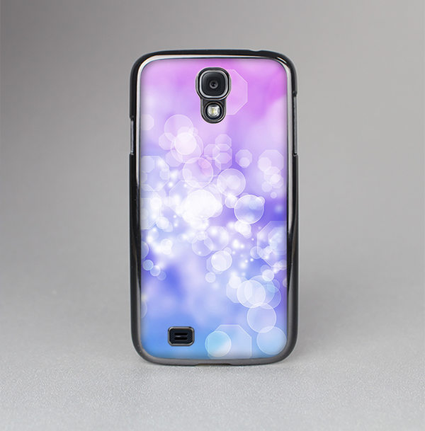 The Blue and Purple Translucent Glimmer Lights Skin-Sert Case for the Samsung Galaxy S4