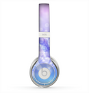 The Blue and Purple Translucent Glimmer Lights Skin for the Beats by Dre Solo 2 Headphones