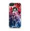 The Blue and Red Light Arrays with Glowing Vines Apple iPhone 5-5s Otterbox Commuter Case Skin Set