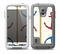 The Blue and Red Simple Anchor Pattern Skin for the Samsung Galaxy S5 frē LifeProof Case