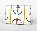 The Blue and Red Simple Anchor Pattern Skin for the Apple MacBook Pro Retina 15"