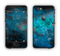 The Blue and Teal Painted Universe Apple iPhone 6 LifeProof Nuud Case Skin Set