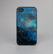 The Blue and Teal Painted Universe Skin-Sert for the Apple iPhone 4-4s Skin-Sert Case