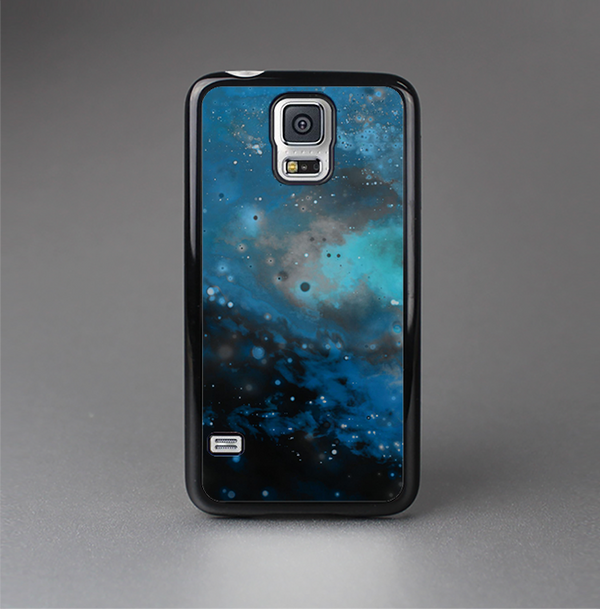 The Blue and Teal Painted Universe Skin-Sert Case for the Samsung Galaxy S5