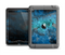 The Blue and Teal Painted Universe Apple iPad Mini LifeProof Nuud Case Skin Set