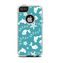The Blue and White Cartoon Sea Creatures Apple iPhone 5-5s Otterbox Commuter Case Skin Set