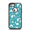 The Blue and White Cartoon Sea Creatures Apple iPhone 5-5s Otterbox Defender Case Skin Set