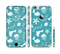The Blue and White Cartoon Sea Creatures Sectioned Skin Series for the Apple iPhone 6s