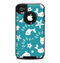 The Blue and White Cartoon Sea Creatures Skin for the iPhone 4-4s OtterBox Commuter Case
