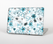 The Blue and White Floral Laced Pattern Skin for the Apple MacBook Pro Retina 13"