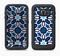 The Blue and White Mosaic Mirrored Pattern Full Body Samsung Galaxy S6 LifeProof Fre Case Skin Kit