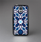 The Blue and White Mosaic Mirrored Pattern Skin-Sert Case for the Samsung Galaxy S5