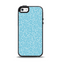 The Blue and White Twig Pattern Apple iPhone 5-5s Otterbox Symmetry Case Skin Set