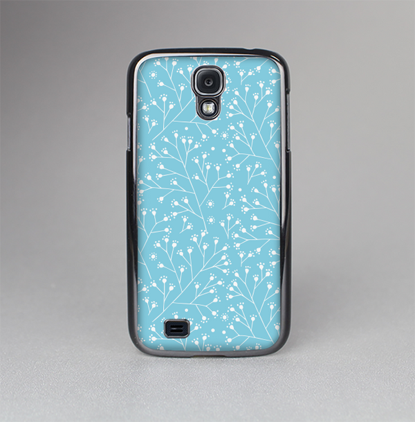 The Blue and White Twig Pattern Skin-Sert Case for the Samsung Galaxy S4