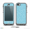The Blue and White Twig Pattern Skin for the iPhone 5c nüüd LifeProof Case