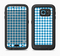 The Blue and White Woven Plaid Pattern Full Body Samsung Galaxy S6 LifeProof Fre Case Skin Kit