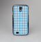 The Blue and White Woven Plaid Pattern Skin-Sert Case for the Samsung Galaxy S4